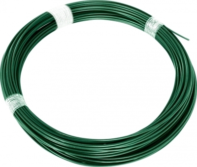 Drát napínací Zn + PVC Pilecký 52 m zelený