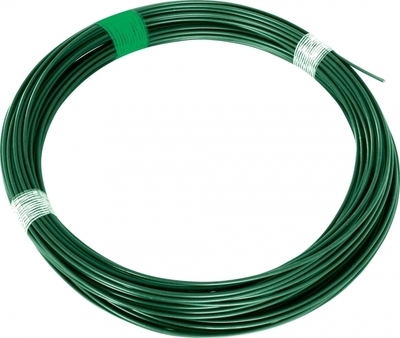 Drát napínací Zn + PVC Pilecký 78 m zelený