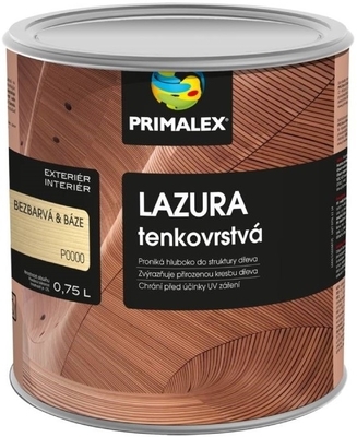Primalex Lazura tenkovrstvá 0021 ořech 0,75 l